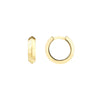 Knife Edge Polished Mini Hoops