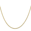 14K 1.3mm Diamond-Cut Rope Chain