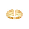 Split Heart Diamond Cut Ring