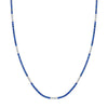 Alternating Sapphire Diamond Tennis Necklace