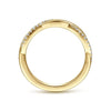 14K Yellow Gold Diamond Matching Wedding Band