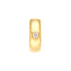 13x4mm Diamond Round Hoop Earrings