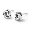 14K White Gold Polished Post Earrings