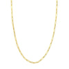 3.80mm Hollow Paper Clip Chain with Pear Lock
