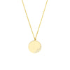Scattered Diamond Medallion Necklace