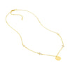 Disc Necklace with Four Cross Stations