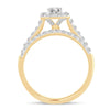 10K 1.00Ct Lab Grown Bridal Set