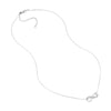Infinity Adj. Necklace with 1/15tcw Diamond