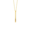 Engravable Cube Adjustable Necklace