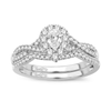 14K WG 0.75 Fancy Cut Bridal
