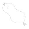 Plated Sterling Silver Engravable Paw Necklace