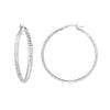 3x40 DC Inside/Out Hoop Earrings