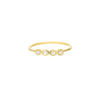 Four Diamond Wire Ring