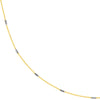 Two Tone Saturn Chain Choker