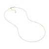 1.15mm Square Wheat Chain with Slider Bead