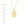 North Star Medallion Necklace with Diamond