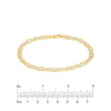 5.10mm Hollow 2T Star Valentino Bracelet