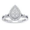 10K 0.13Ct Diamond Ring