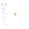Radiant Heart Stud Earrings