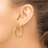 14K Polished Lightweight Hoop Earrings