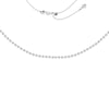 Sterling Silver Beaded Adjustable Choker