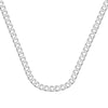 7mm Flat Open Cuban Chain