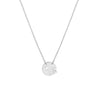 Sterling Silver Emoji Blowing a Kiss Adjustable Necklace