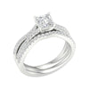 Certified Lab Grown 14K 1.40Ct Diamond Bridal Set