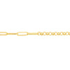 50/50 Paper Clip + Rolo Chain