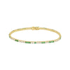 Diamond &amp; Emerald Tennis Bracelet (2-1/3tcw)