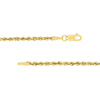 2mm Light Rope Chain with Lobster Lock