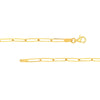 Diamond Pavé Link Paper Clip Necklace