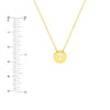 So You Cutout No.7 Mini Disc Necklace