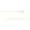 Mini Ball Station Bead Chain Necklace