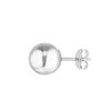 7mm Polished Ball Stud Earrings