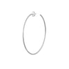50mm x 1.2mm Hoop Post Earrings