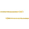 3mm D/C Rope Chain with Lobster Lock