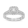 14K WG 0.50CT Diamond Bridal Ring
