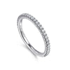 14K White Gold Matching Wedding Band