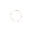 Diamond Star Bezels and Beads Bracelet