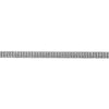 Plated Sterling Silver Triple CZ Row Bracelet
