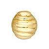 Fluted Oval Stud Earrings