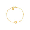 Kid's Paper Clip Chain Bracelet with Paw