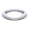 14K White Gold Matching Wedding Band