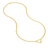 Faux Carabiner Heart on Rolo Necklace