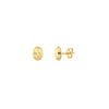 D/C Oval Dome Stud Earrings on Post Back
