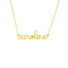 5mm Doodle Nameplate Necklace
