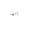 Sterling Silver 10mm Diamond-Cut Dome Stud Earrings