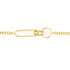 Mini Pushlock Curb Chain Bracelet
