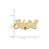 Birthstone Nameplate Necklace